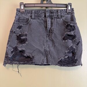 Hollister Denim Mini Skirt